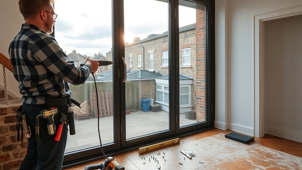 Aluminium Door Installation Wallington