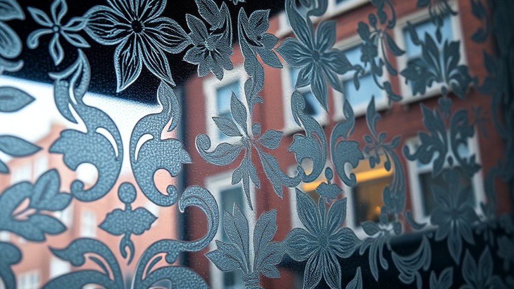 Patterned Decorative Glass Wallington