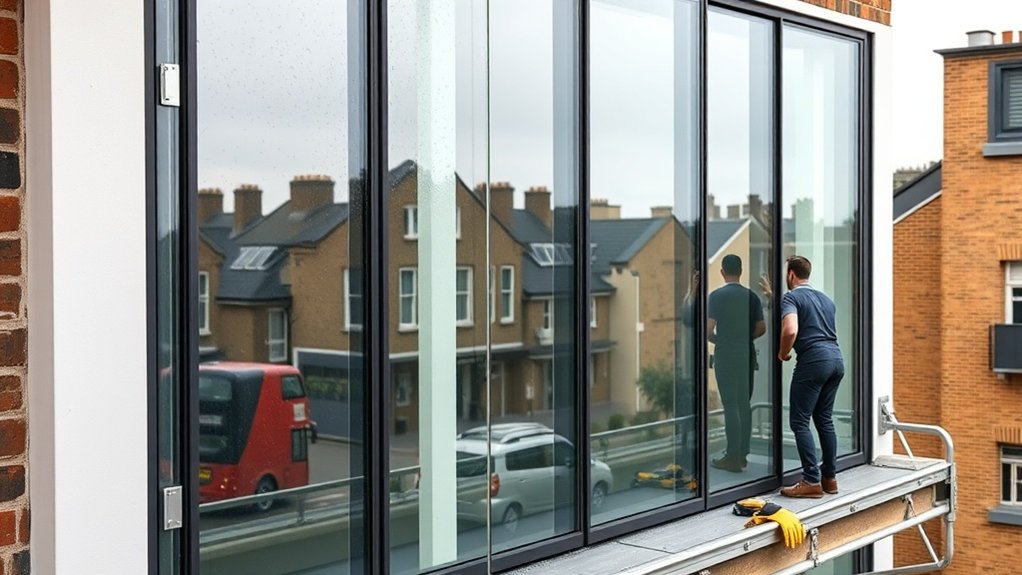 Polycarbonate to Glass Conversion Wallington